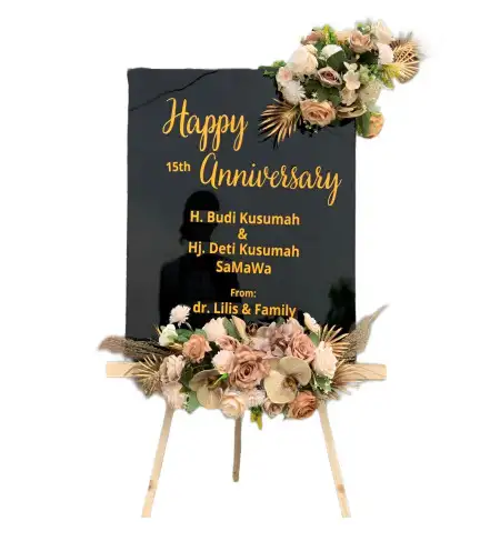 Papan Bunga Akrilik Cileles